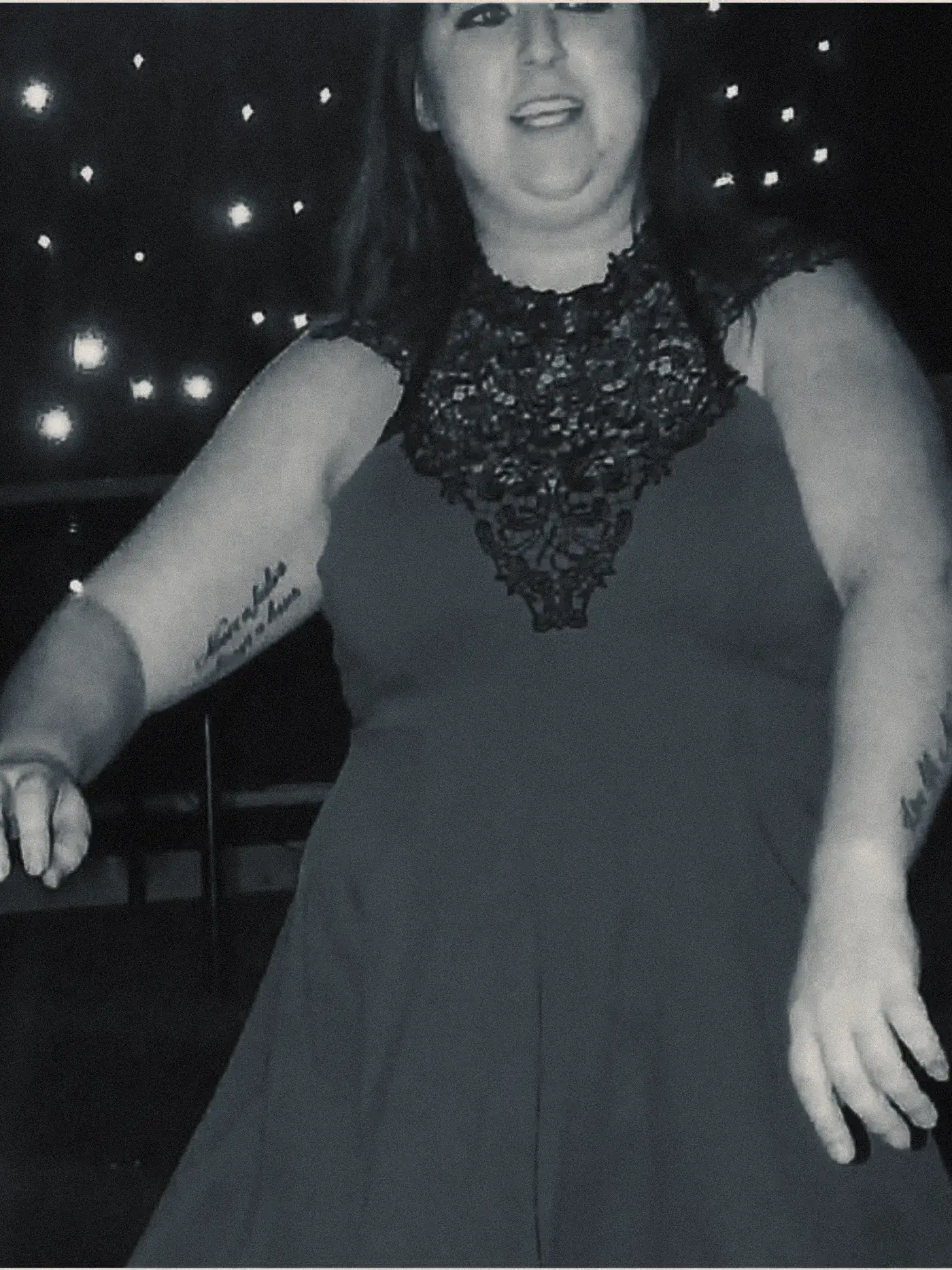 A client before starting her programme